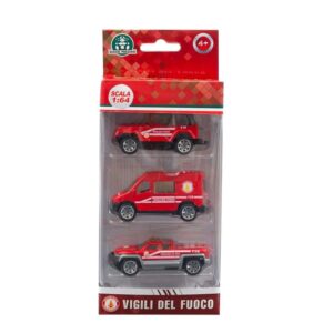Giochi Preziosi Vigili Del Fuoco-Set Di 3 Veicoli Die Cast Mod1 Fantasia A Ruota Libera