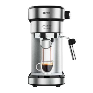 Cecotec Macchina da Caffè Espresso con Doppia Uscita Cafelizzia Steel. 1350 W