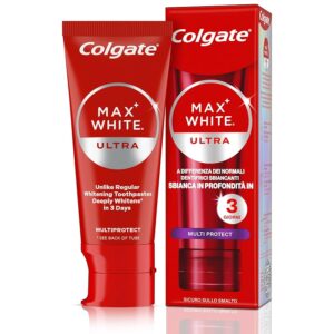 Colgate Dentifricio Sbiancante Max White Ultra Multiprotect 50ml | Denti più bianchi