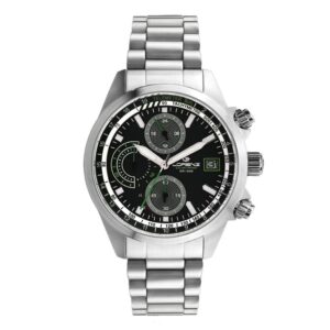 Lorenz Solar Crono 030253CC Cronografo da uomo in acciaio inox a carica solare