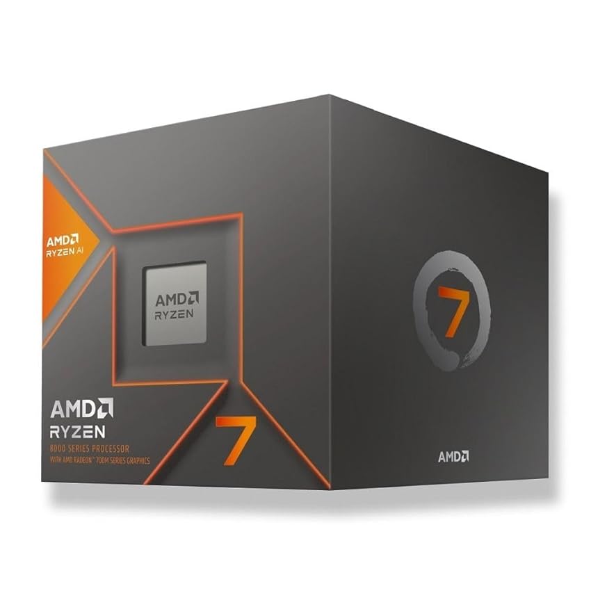 Processore AMD Ryzen 7 8700G (Grafica integrata Radeon. Ryzen AI. 8 core / 16 thread.)