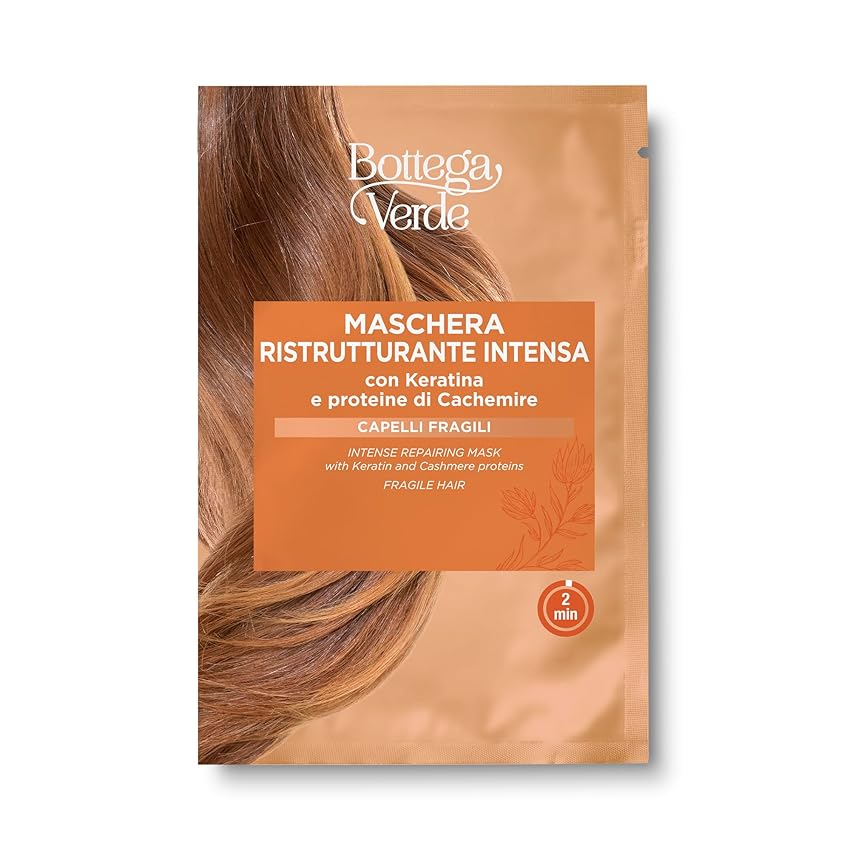Maschera ristrutturante intensa - con Keratina e proteine di Cachemire