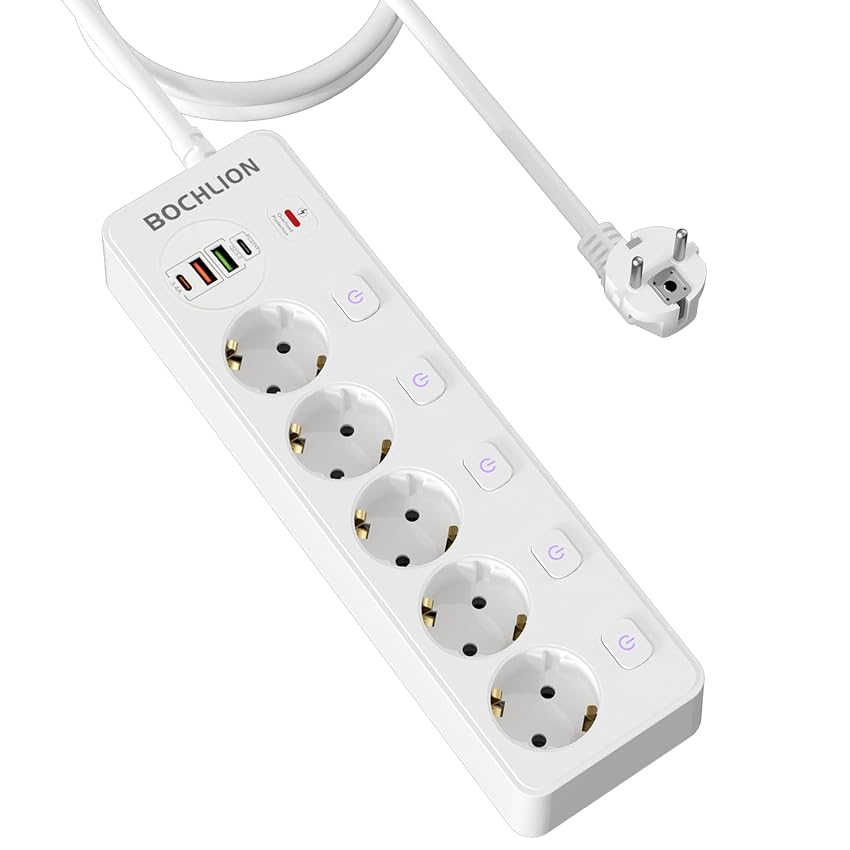 Ciabatta Multipresa con 4 USB