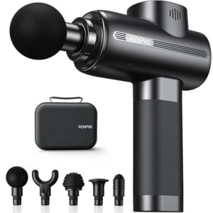 Renpho Profondo Tessuto Muscolo Pistola da Massaggio con 2500mAh Batteria e Custodia Portatile