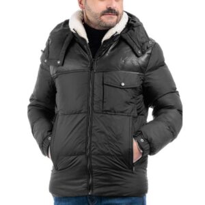 Piumino Uomo Imbottito Giubbotto Invernale Casual Giubbino Caldo Sportivo VEQUE