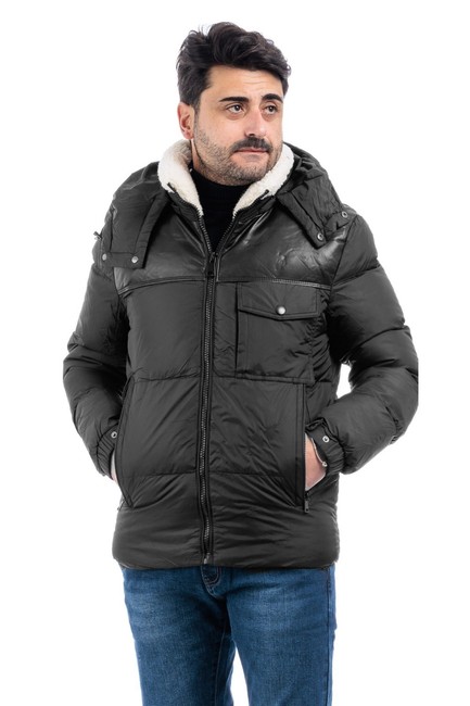 Piumino Uomo Imbottito Giubbotto Invernale Casual Giubbino Caldo Sportivo VEQUE