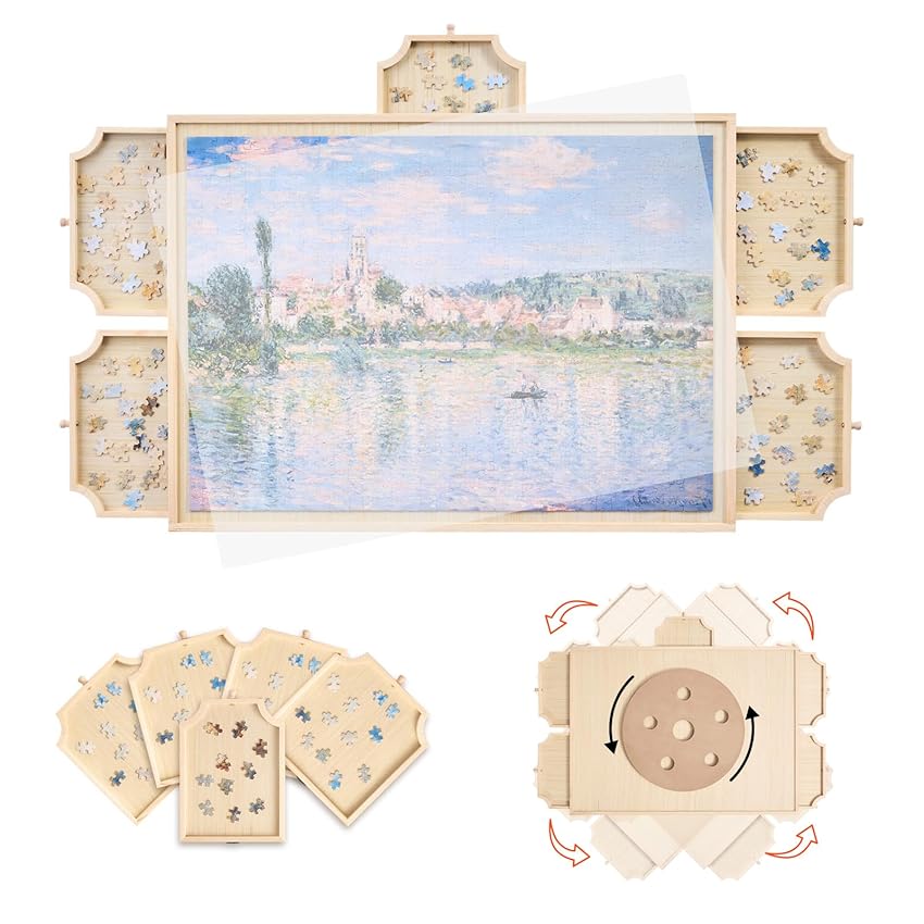 VEVOR Tavolo per Puzzle 736 x 535 mm da 1000 Pezzi VEVOR Tavolo per Puzzle 736 x 535 mm da 1000 Pezzi