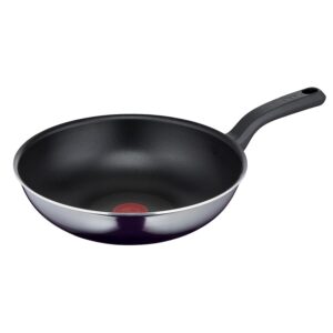 Tefal D52619 Resist - Padella wok antiaderente in titanio