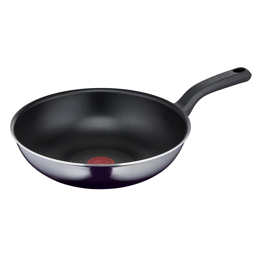Tefal D52619 Resist - Padella wok antiaderente in titanio Tefal D52619 Resist - Padella wok antiaderente in titanio