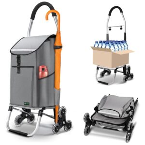 VOUNOT® Carrello Spesa Pieghevole in Alluminio