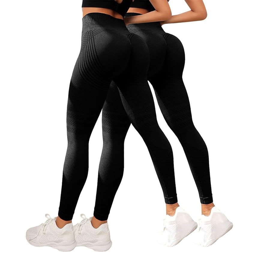 2 Pack Solenao Leggins 3D Anticellulite Donna