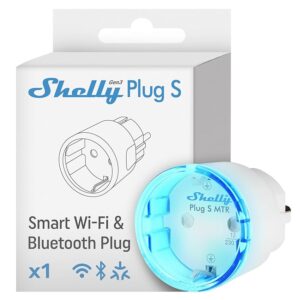 Shelly Plug S Gen3 Bianco - Presa Intelligente Wi-Fi (Tipo F)