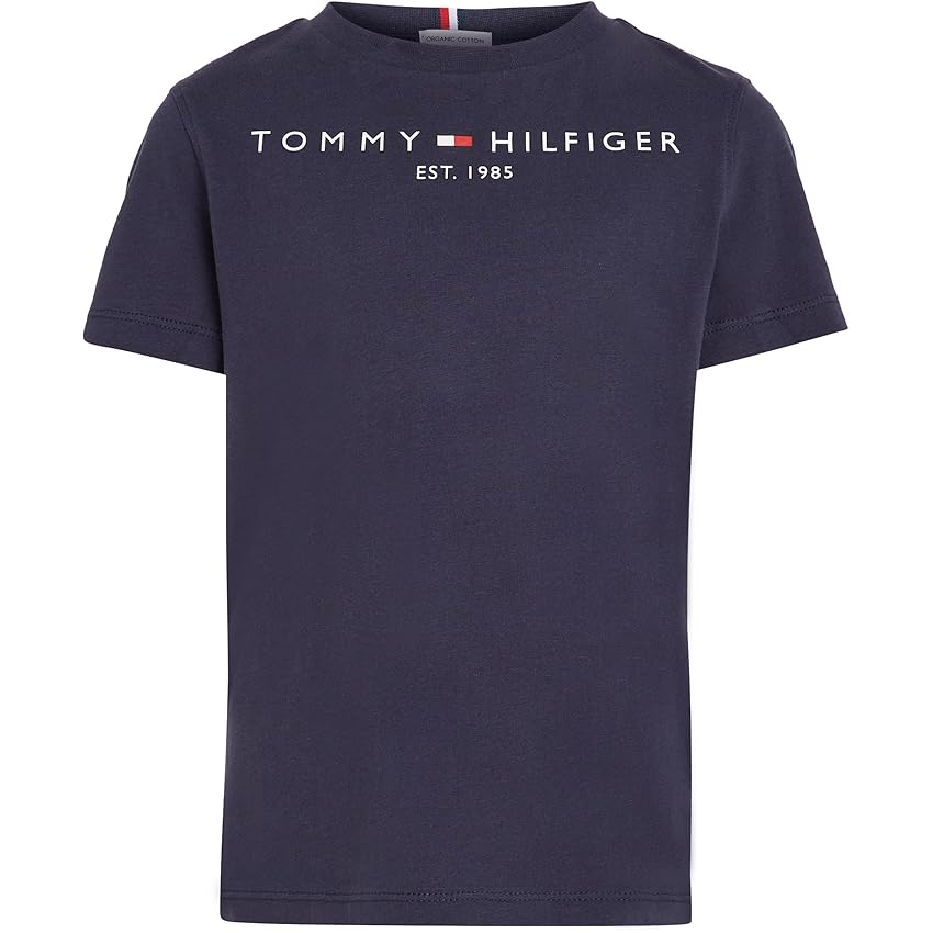 Tommy Hilfiger Bambini Unisex T-Shirt Maniche Corte Essential Tee Scollo Rotondo