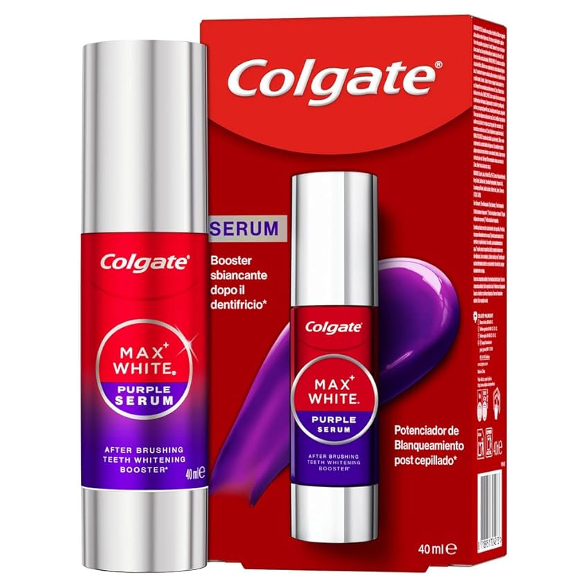Booster Sbiancante Colgate Max White Purple Serum 40ml Booster Sbiancante Colgate Max White Purple Serum 40ml