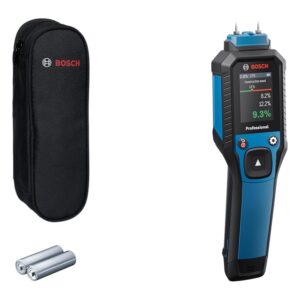 Bosch Professional Igrometro con pin di misurazione GMP 2-15 (misura 37 tipi di legno)