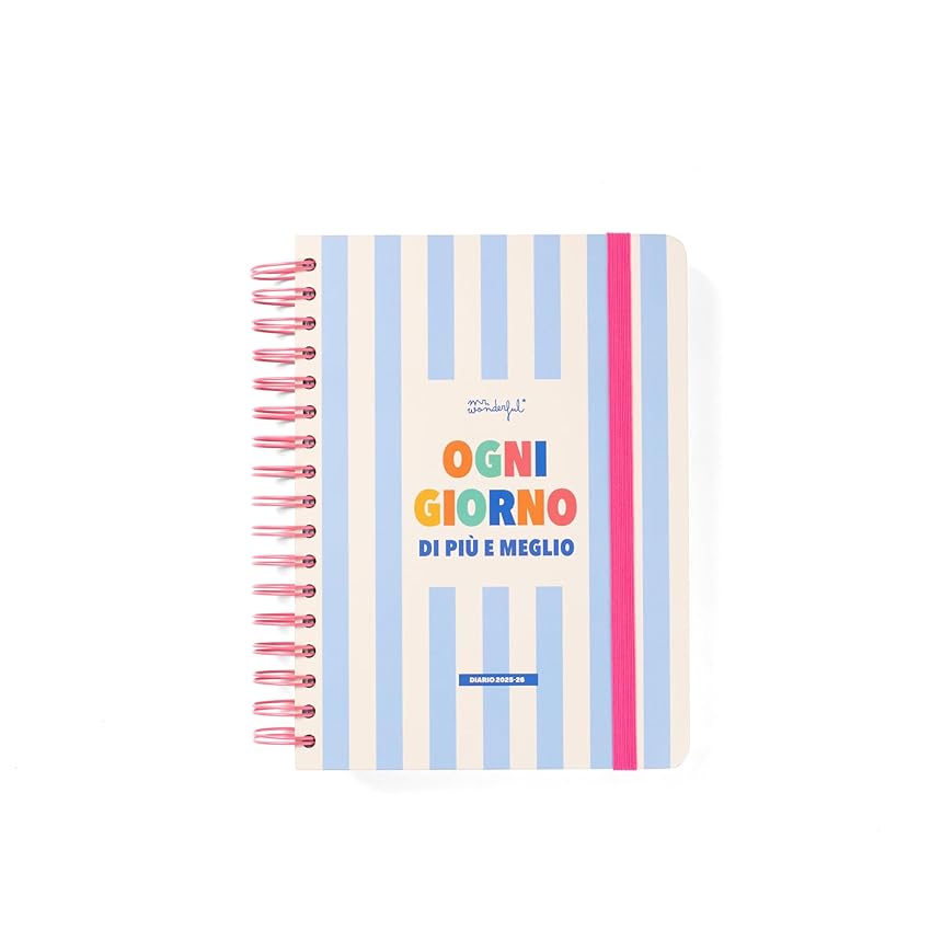 Mr.Wonderful - Diario scolastico Wonder 2025-26 Giornaliero - Ogni giorno di più e meglio Mr.Wonderful - Diario scolastico Wonder 2025-26 Giornaliero - Ogni giorno di più e meglio