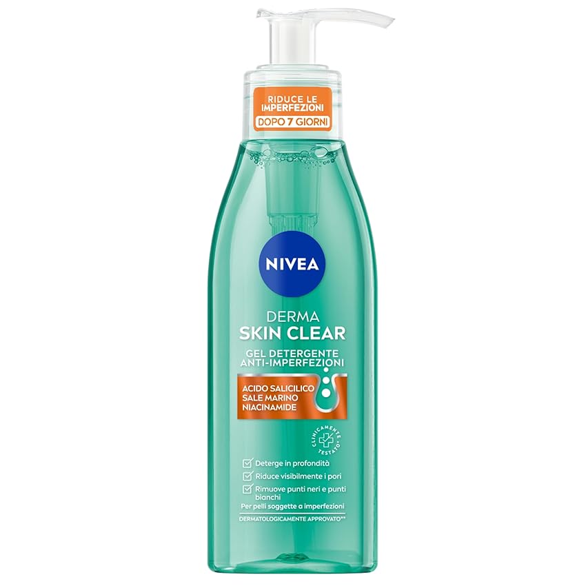 NIVEA Derma Skin Clear Gel Detergente Viso Anti-Imperfezioni 150 ml NIVEA Derma Skin Clear Gel Detergente Viso Anti-Imperfezioni 150 ml