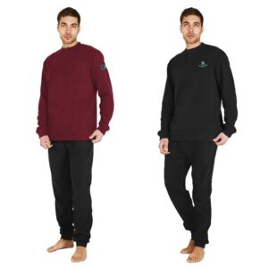 Pigiama UOMO caldo comodo HOMEGA sport invernale micropile 12 colori