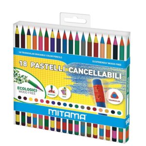 Pastelli Cancellabili Mitama Impugnatura Triangolare Laccati