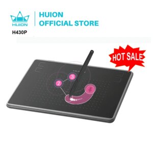 HUION H430P Tavolette digitali Micro USB Firma Grafica Disegno Penna Tablet OSU Gioco
