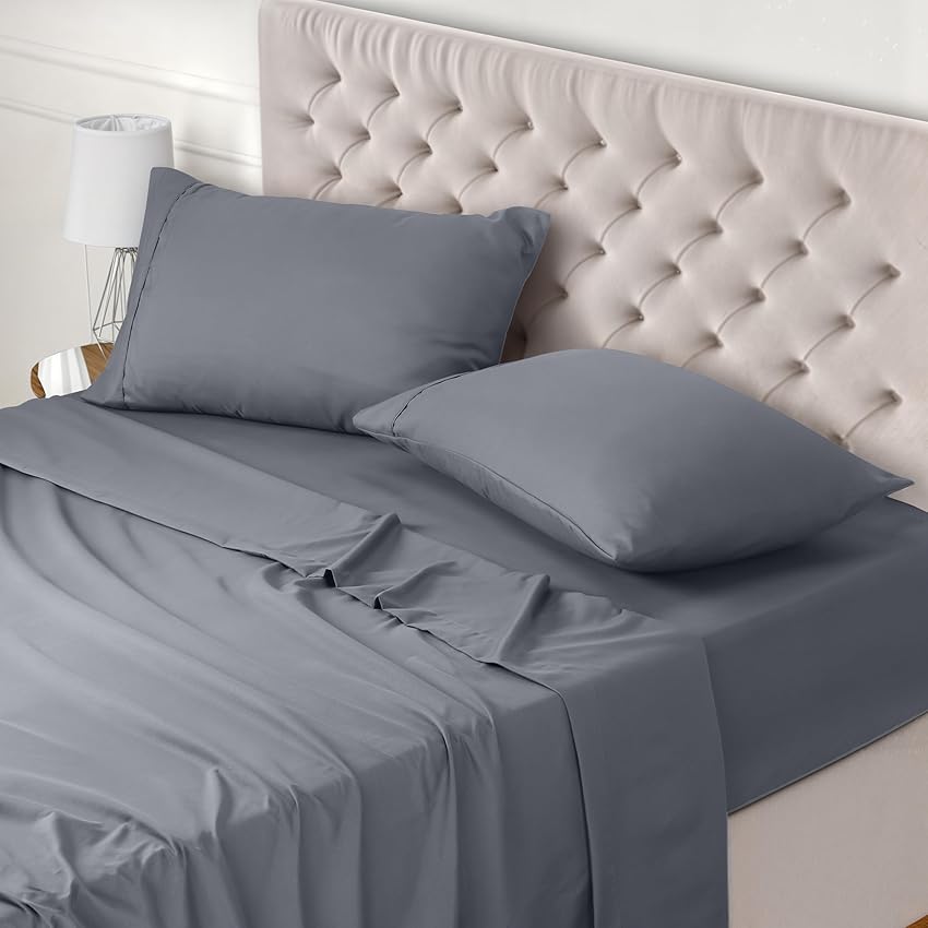 Utopia Bedding - Set Lenzuola Letto Matrimoniali 4 Pezzi 180x200 cm Utopia Bedding - Set Lenzuola Letto Matrimoniali 4 Pezzi 180x200 cm
