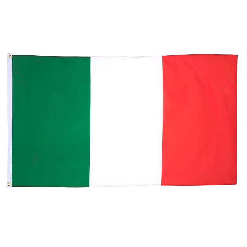 AZ FLAG - Bandiera Italia - 150 x 90 cm in poliestere - Bandiera italiana con occhielli AZ FLAG - Bandiera Italia - 150 x 90 cm in poliestere - Bandiera italiana con occhielli