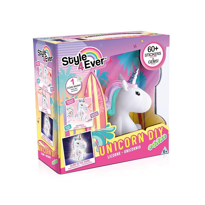 Canal Toys - Style 4 Ever - Unicorno da Personalizzare per Bambini