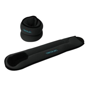 Cecotec Pesi per Caviglia e Polso Regolabili Drumfit AnkleBell 2000 Neo. Set di 2