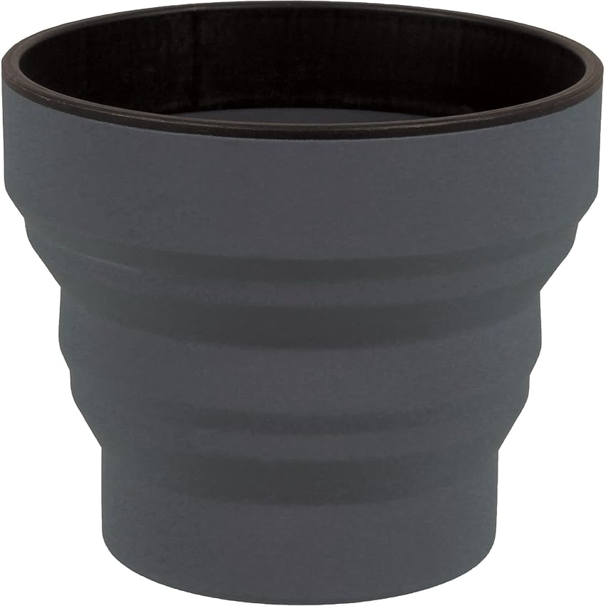 Lifeventure Silicone Ellipse FlexiMug (Graphite)
