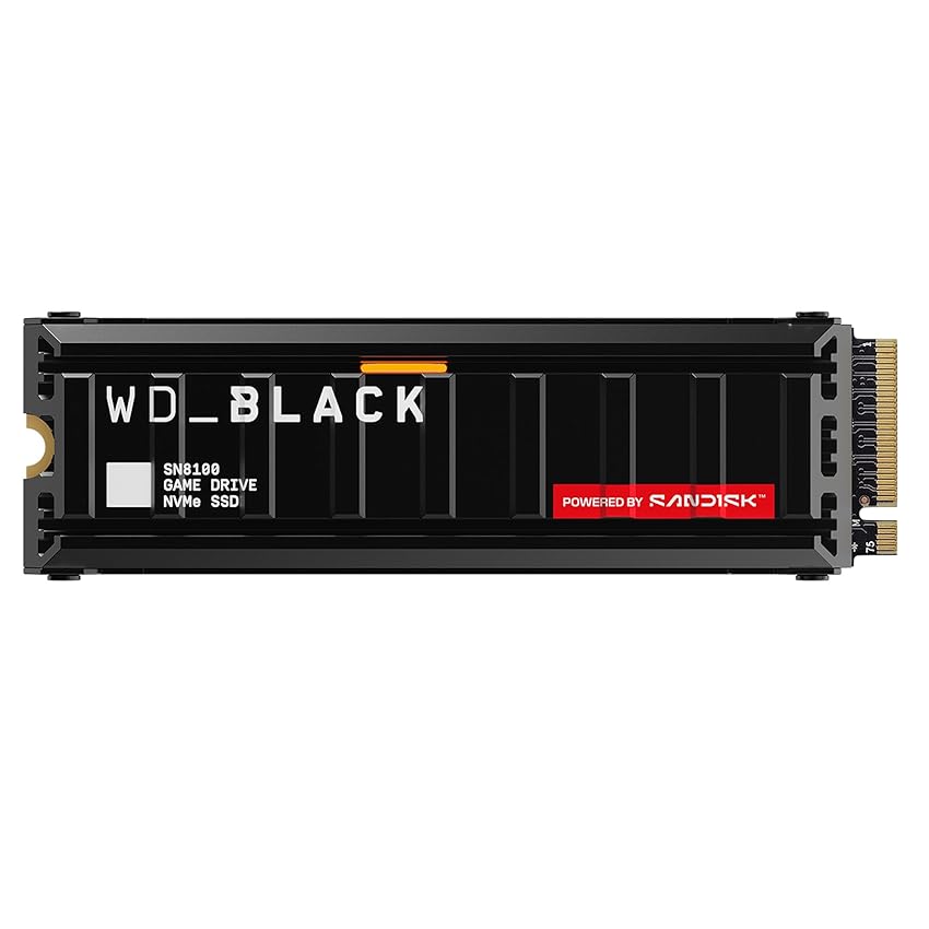 WD_BLACK SN8100 PCIe Gen 5 NVMe SSD 8TB (Fino a 14.900 MB/s lettura sequenziale)