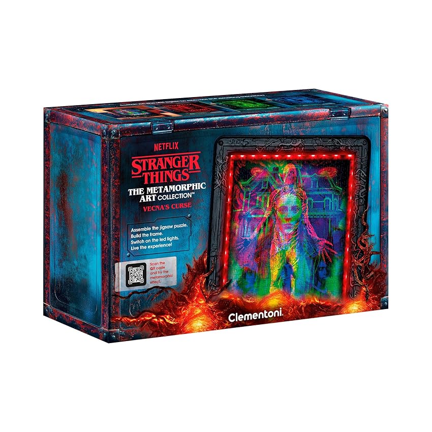Clementoni - Stranger Things Metamorphic Art Collection - Vecna's Curse