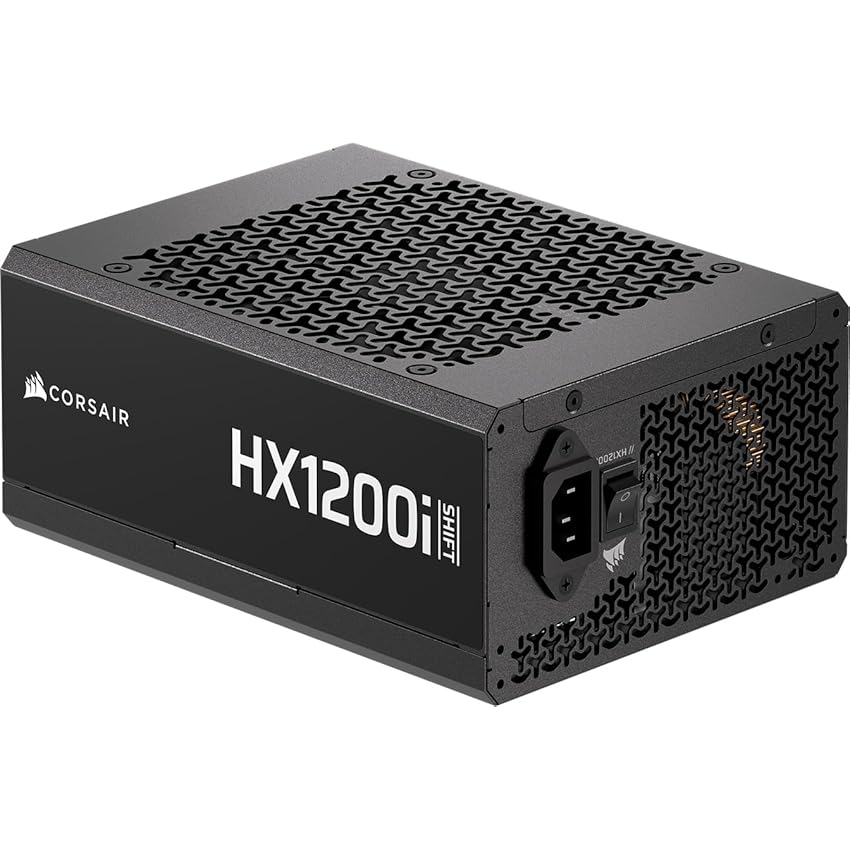 CORSAIR HX1200i SHIFT Alimentatore ATX completamente modulare – Hub di sistema iCUE LINK integrato