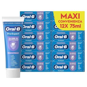 Oral-B Dentifricio Pro-Expert Sbiancante Delicato 12x75ml