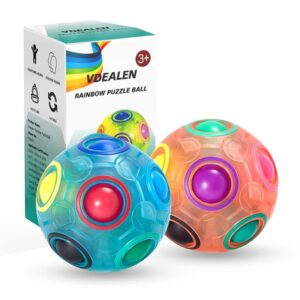 Vdealen Magic Rainbow Ball Set di Palla Magica Palla Antistress Puzzle Arcobaleno