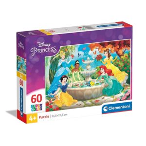 Clementoni - 26064 - Supercolor Puzzle - Disney Princess - 60 pezzi