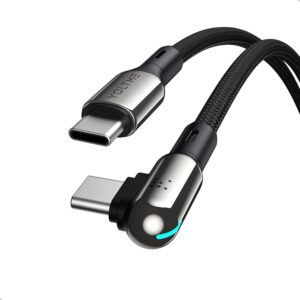 VOLTME Cavo Stark Forma a L da Cavo USB C a USB C PD 100 W nylon intrecciato 1