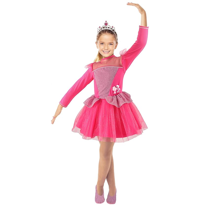 Ciao- Barbie Principessa Ballerina Costume Travestimento Bambina Originale (Taglia 4)