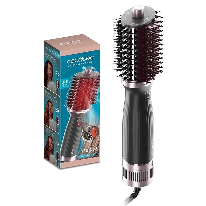 Cecotec Spazzola Modellante Air DryBold Elite Black. Air DryBold Elite Black. 1200W