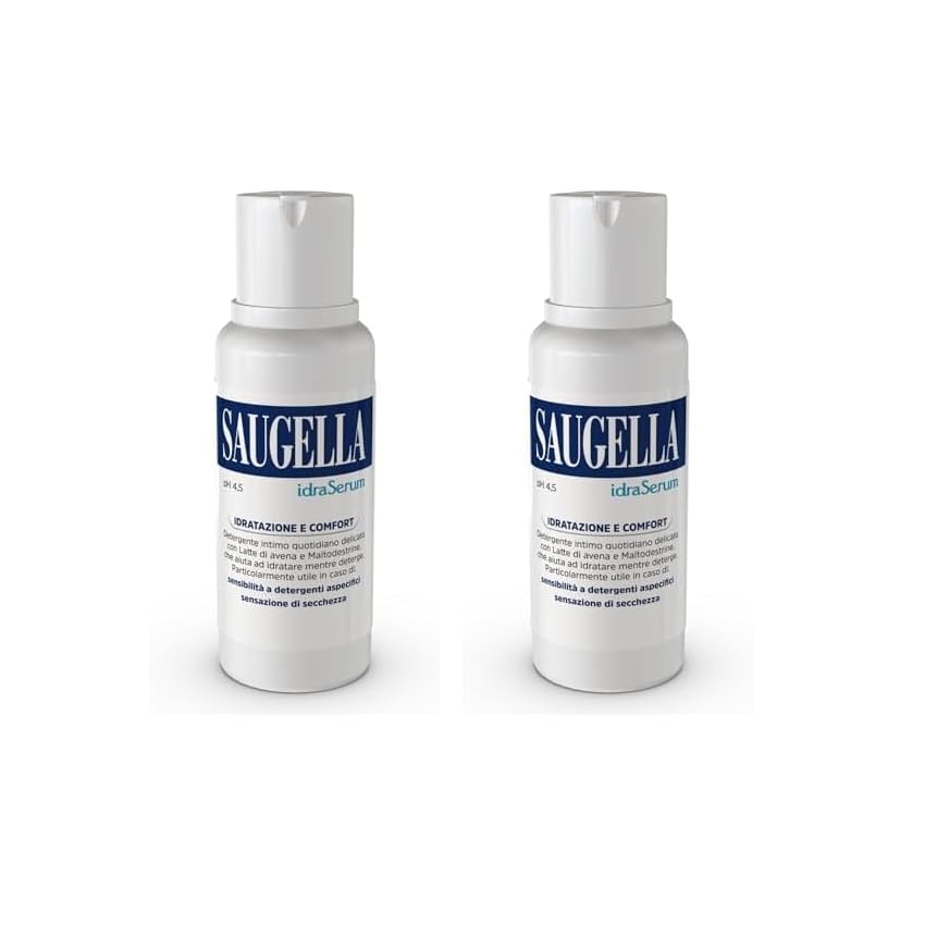 Saugella Idraserum detergente intimo con latte di avena e maltodestrine per un'azione