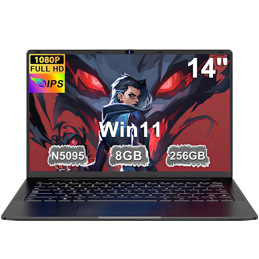 Pc Portatile 14 Pollici Win11 Notebook Celeron N5095 Upto 2