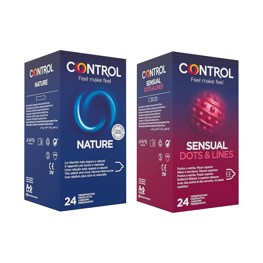 CONTROL Kit Stimulation Mix Cofanetto di Preservativi Stimolanti e Classici CONTROL Kit Stimulation Mix Cofanetto di Preservativi Stimolanti e Classici
