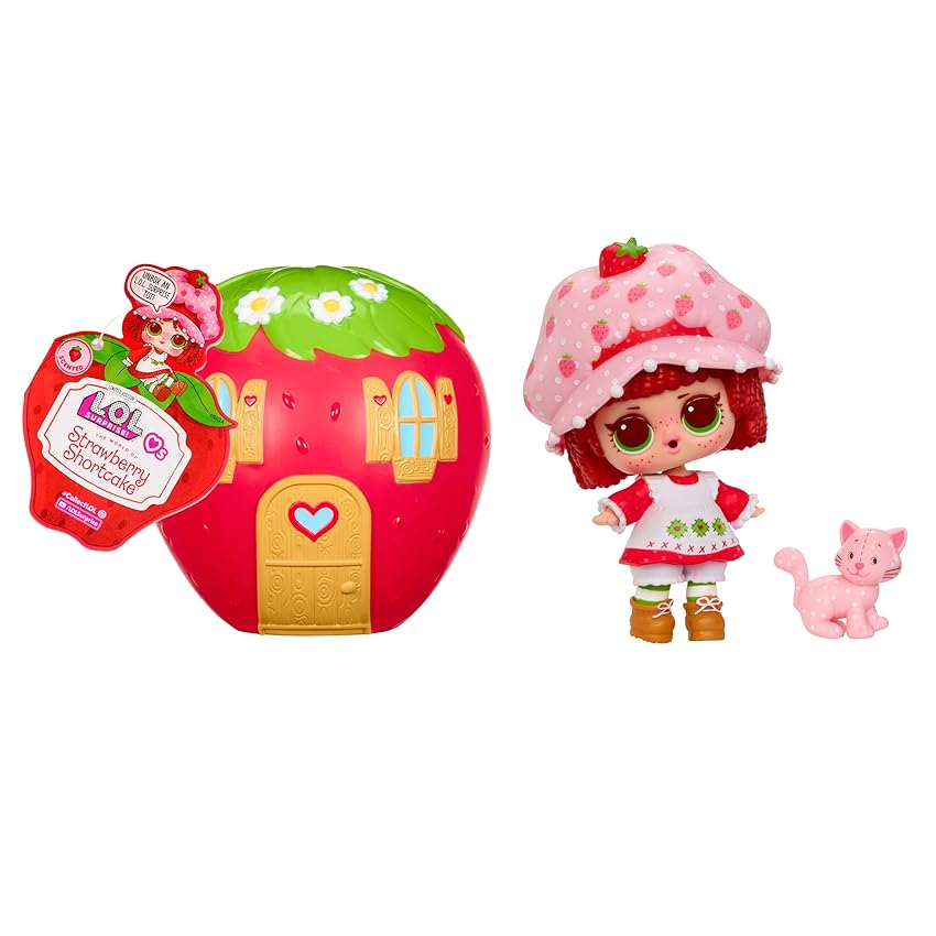L.O.L. Surprise! Loves Strawberry Shortcake Tots - Bambole profumate da collezione con 7 sorprese