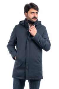 Cappotto Uomo Lungo Sartoriale Giubbotto Invernale Impermeabile Elegante VEQUE
