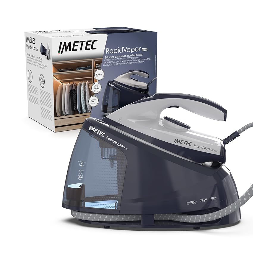 Imetec Rapidvapor Plus - Ferro da stiro generatore di vapore