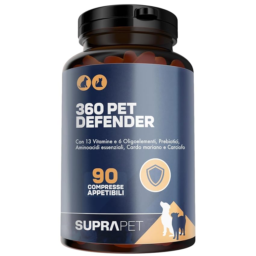 Multivitaminico per Cani e Gatti - 90 Compresse Appetibili Con 13 Vitamine