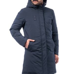 Giubbotto Uomo Piumino Cappuccio Impermeabile Imbottito Giubbino Casual VEQUE