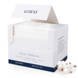 Carehabi Salviette Asciutte Salviette Struccanti 50 Pezzi Cotone Struccante Dischetti