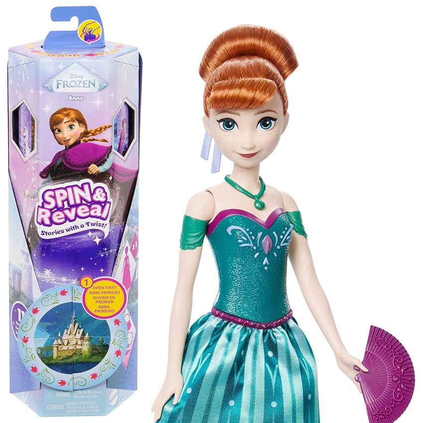 Mattel Disney Frozen - Anna Spin & Reveal