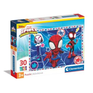 Clementoni - 20285 - Supercolor Puzzle - Marvel Spidey And His Amazing Friends