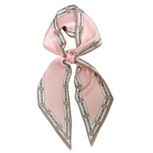 GIMIRO Sciarpa di seta in satin 148 x 13